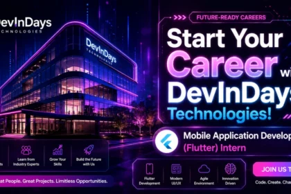 Mobile Application Developer (Flutter) Intern