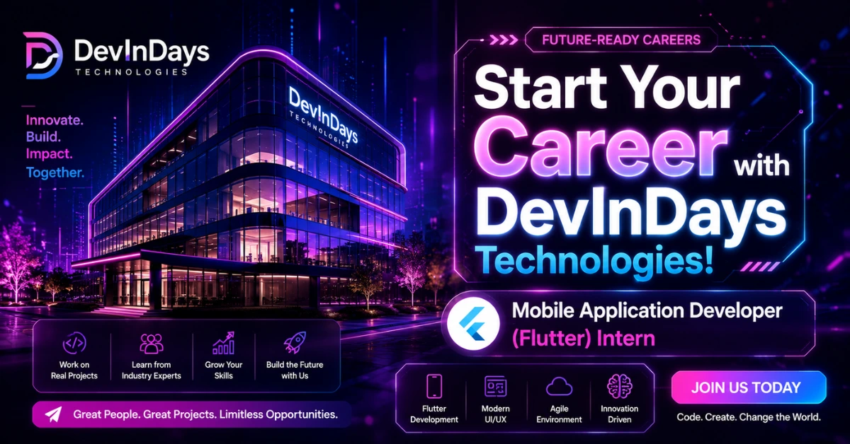 Mobile Application Developer (Flutter) Intern